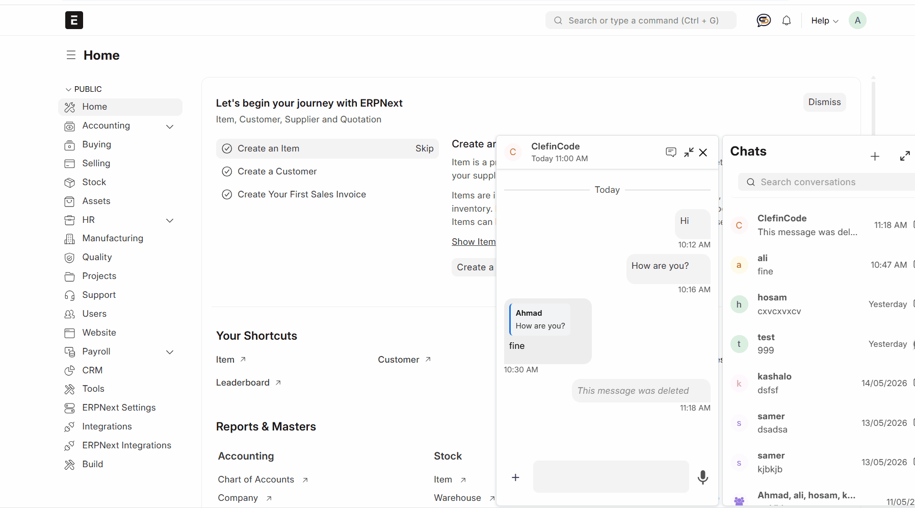 Web — Select messages for ReLink