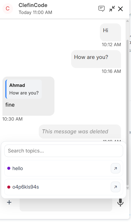 Web — Select topic