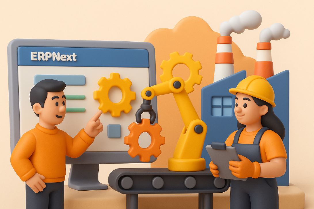 Utilizing and Handling Manufacturing in ERPNext v15 - Cover Image
