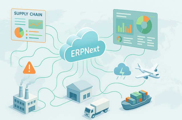 Supply Chain Management Resilience: Strategies and Applications with ERPNext - Cover Image