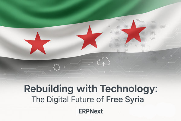 Digital Transformation in Syria: Unifying Efforts with the Open-Source ERPNext Platform - Cover Image